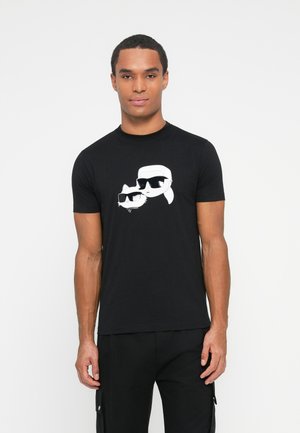 CREWNECK - T-shirt con stampa - black