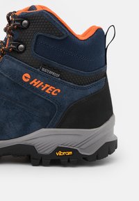 HI-TEC ENDEAVOUR WP - Hiking shoes - navy/black/orange