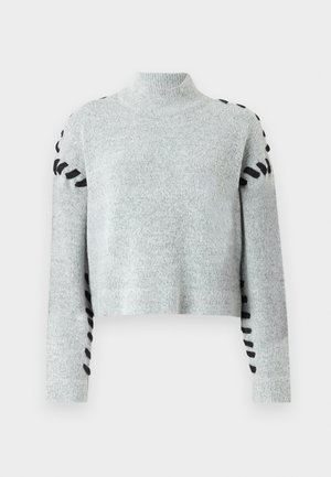 Noisy May, NMDONNA - Striktrøje - medium grey melange