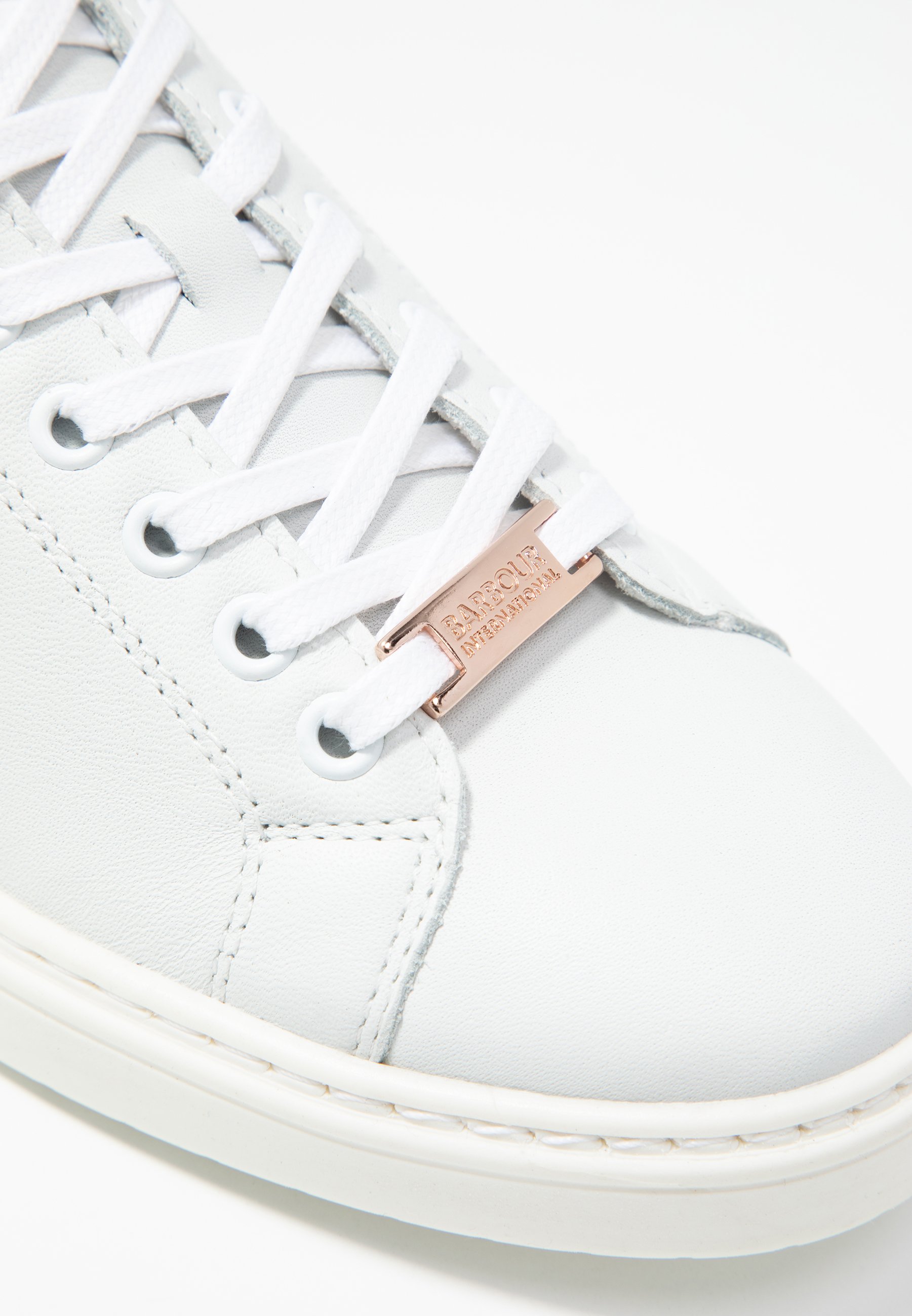 white rose gold trainers