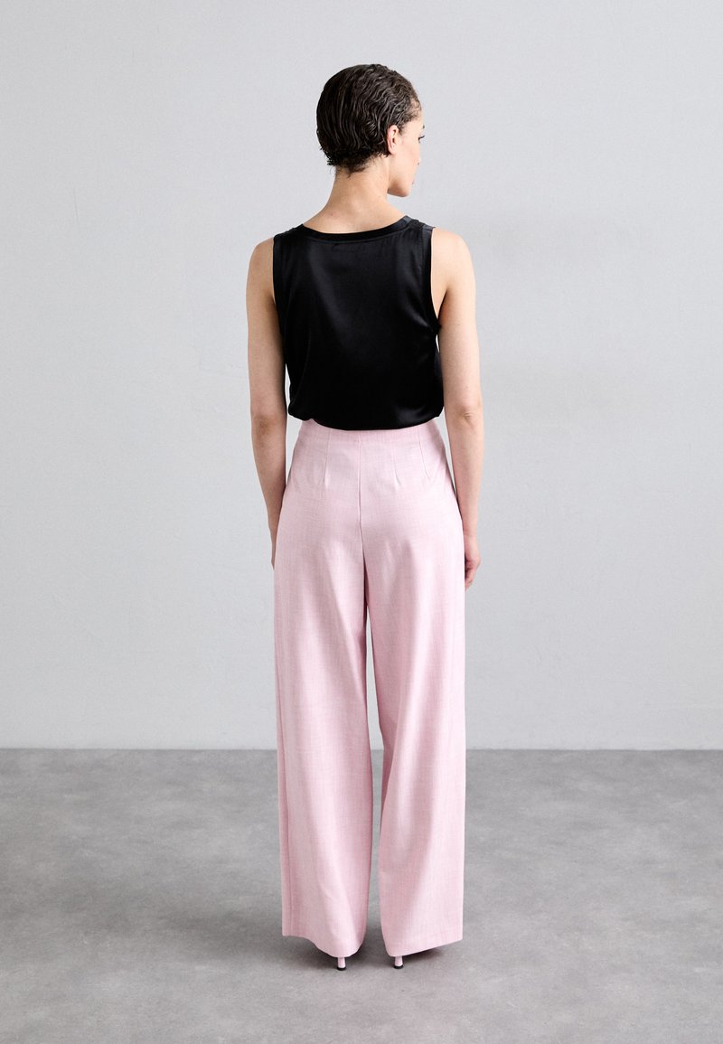 Pantalon En Soie MAJE - Taille 38 Gris - Occasion En Très Bon état