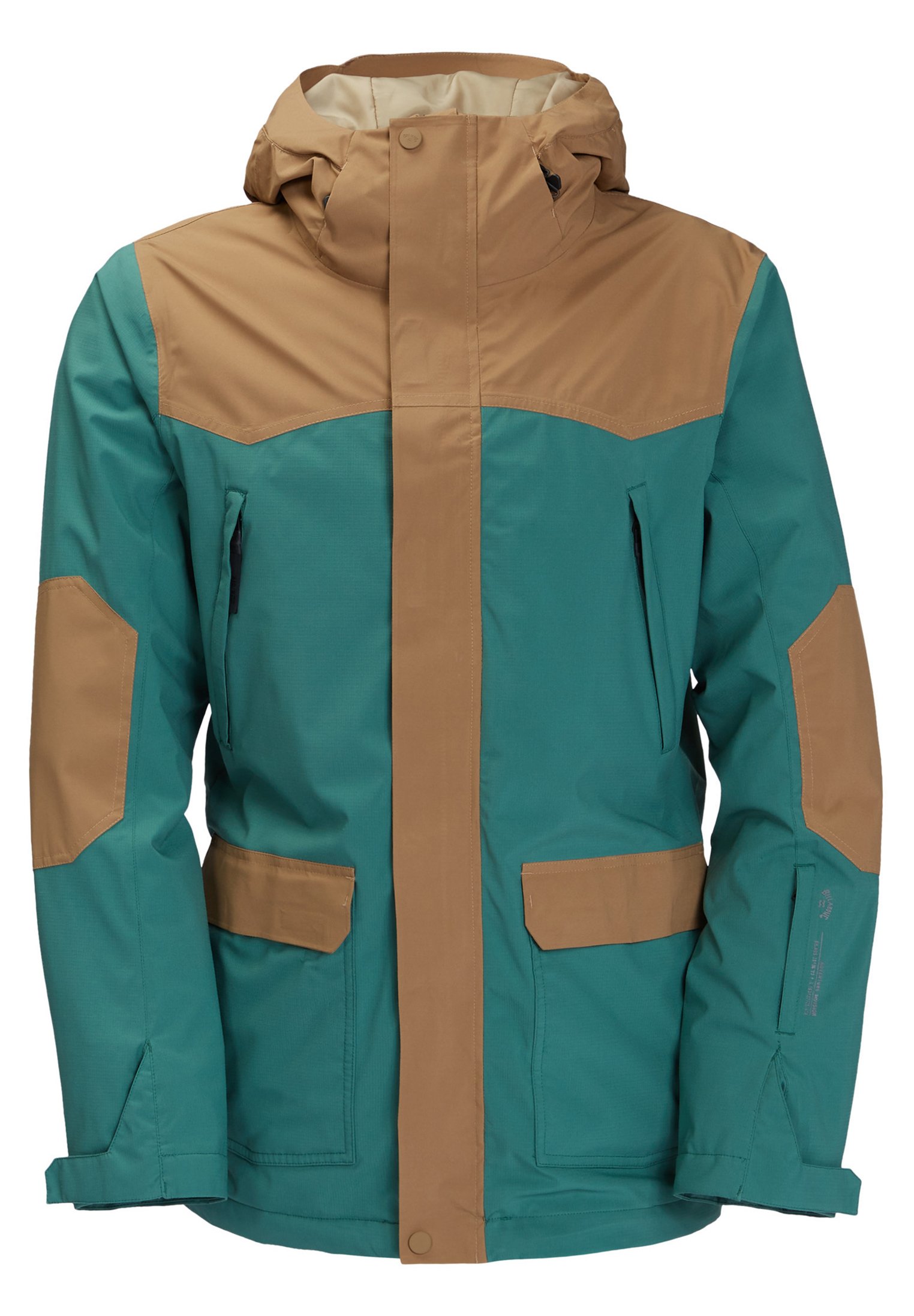 VESTE DE SKI SNOWBOARD HOMME FRESH POW  BLANC ROUGE NOIR ET GRIS   WintersportStorecom