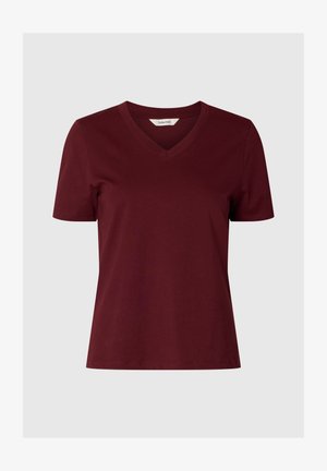 Selected, SLWESSENTIAL - T-shirts basic - tawny port