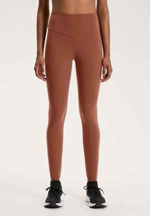 COMFORTLUX HIGH RISE ANKLE-LENGTH - Leggings - Byxor - dark red