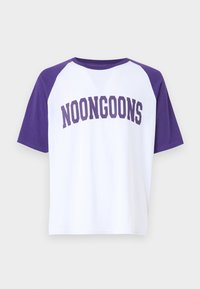 GAMETIME UNISEX - Potiskana majica - white/purple