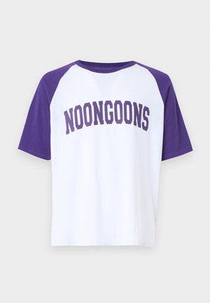 Noon Goons GAMETIME UNISEX - Marškinėliai su spaudiniu - white/purple