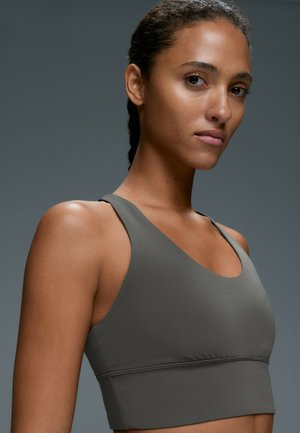 OYSHO, MEDIUM-SUPPORT COMFORTLUX SPORTS BRA WITH CUPS - Brassières de sport à maintien normal - grey