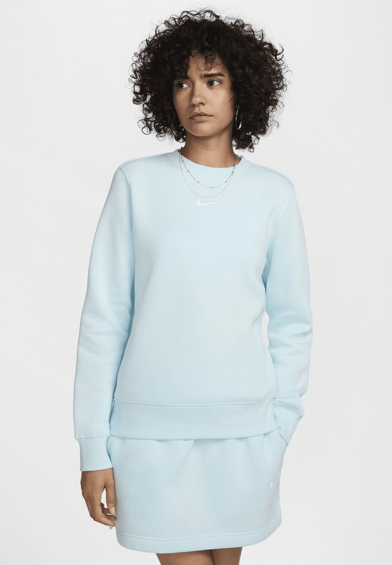 Nike Sportswear W NSW PHNX FLC STD CREW - Sweatshirt - glacier blue sail