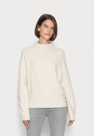 LONGSLEEVE ROUND NECK BOUCLE - Maglione - chalky sand