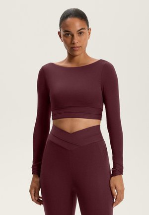 COMFORTLUX LONG-SLEEVED - Bluză cu mânecă lungă - dark red