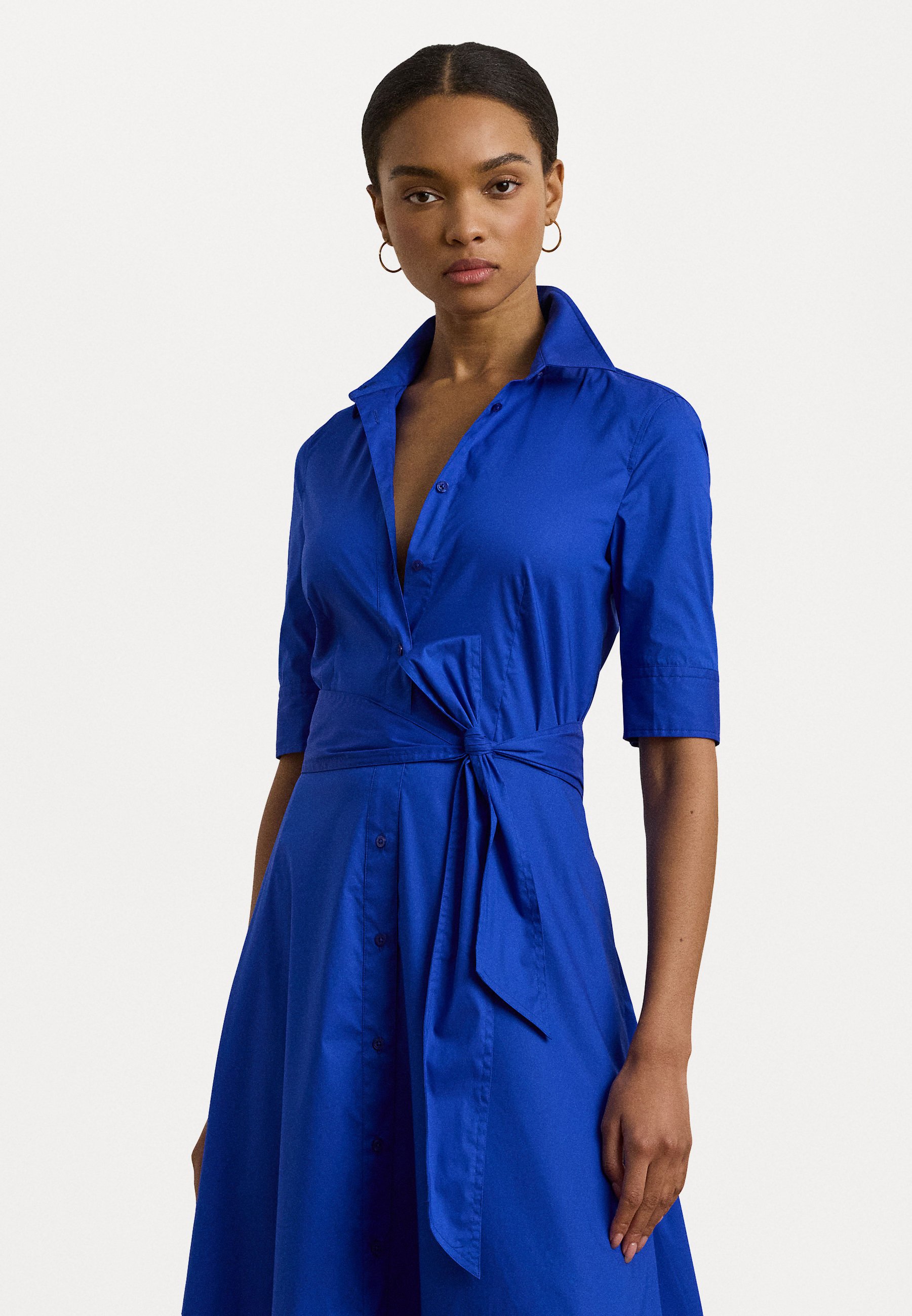 dress blue alpha vs bravo Navy Maxi Shirt Dress – Heidi Klein