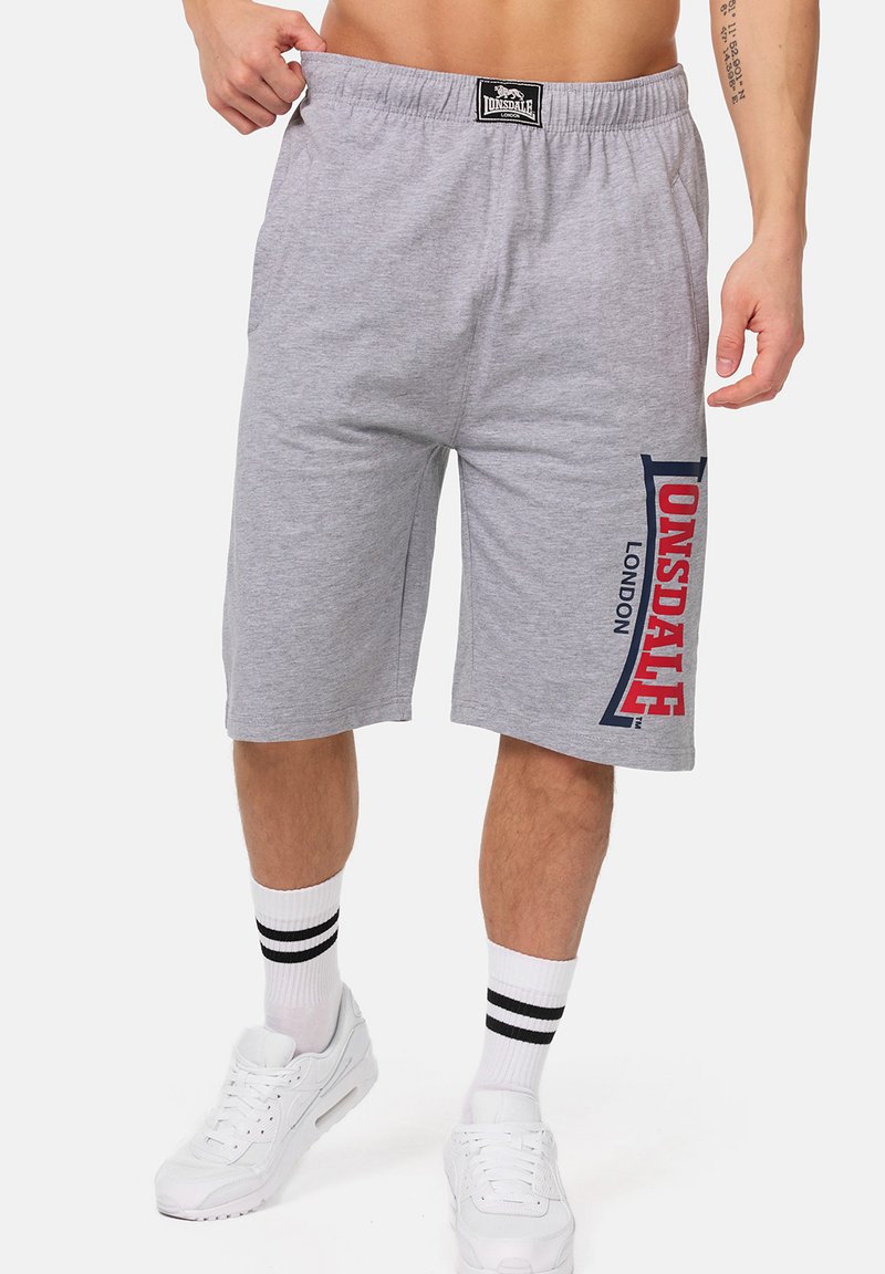 Lonsdale NORMALE PASSFORM LOGO JAM - Donji dijelovi trenirke - marl grey