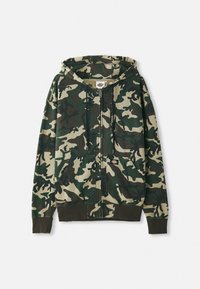 FRENCHTERRY  FULL ZIP HOODIE - Φούτερ με φερμουάρ - khaki