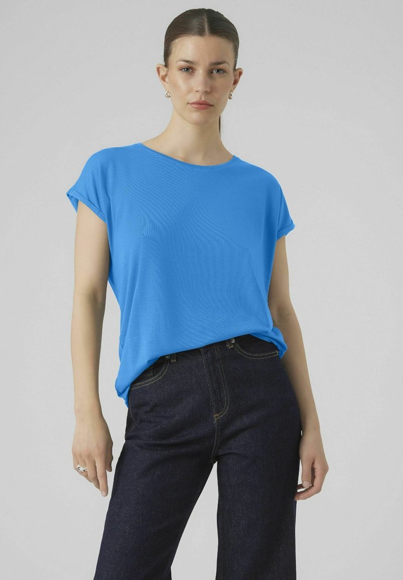 Vero Moda VMAVA - T-shirt basique - ibiza blue
