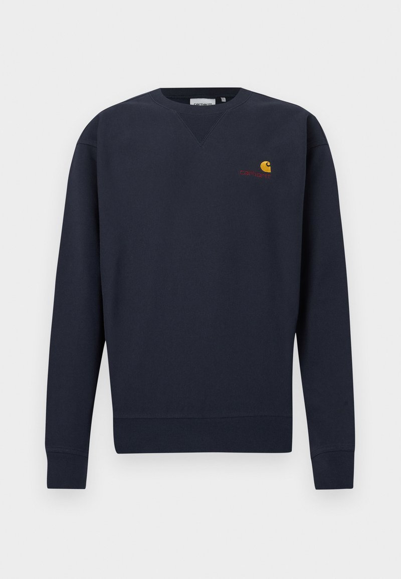 Carhartt WIP AMERICAN SCRIPT - Sweatshirt - deep night/dark blue ...