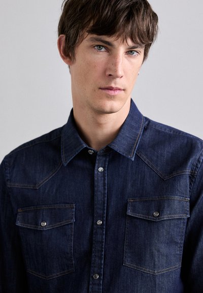 Dondup WESTERN SLIM FIT - Camicia - blue