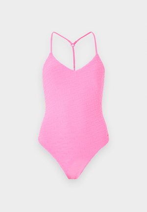 Nike Swim, V NECK ONE PIECE - Badeanzug - pink glow