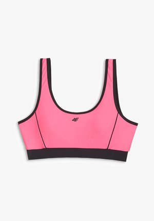 4F, 4F GÓRA OD BIKINI DAMSKA - Bikini top - hot pink neon