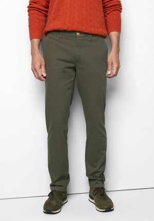 Meyer, CHINO IN MIKRO STRUKTUR M5 SERIE - Stoffhose - oliv