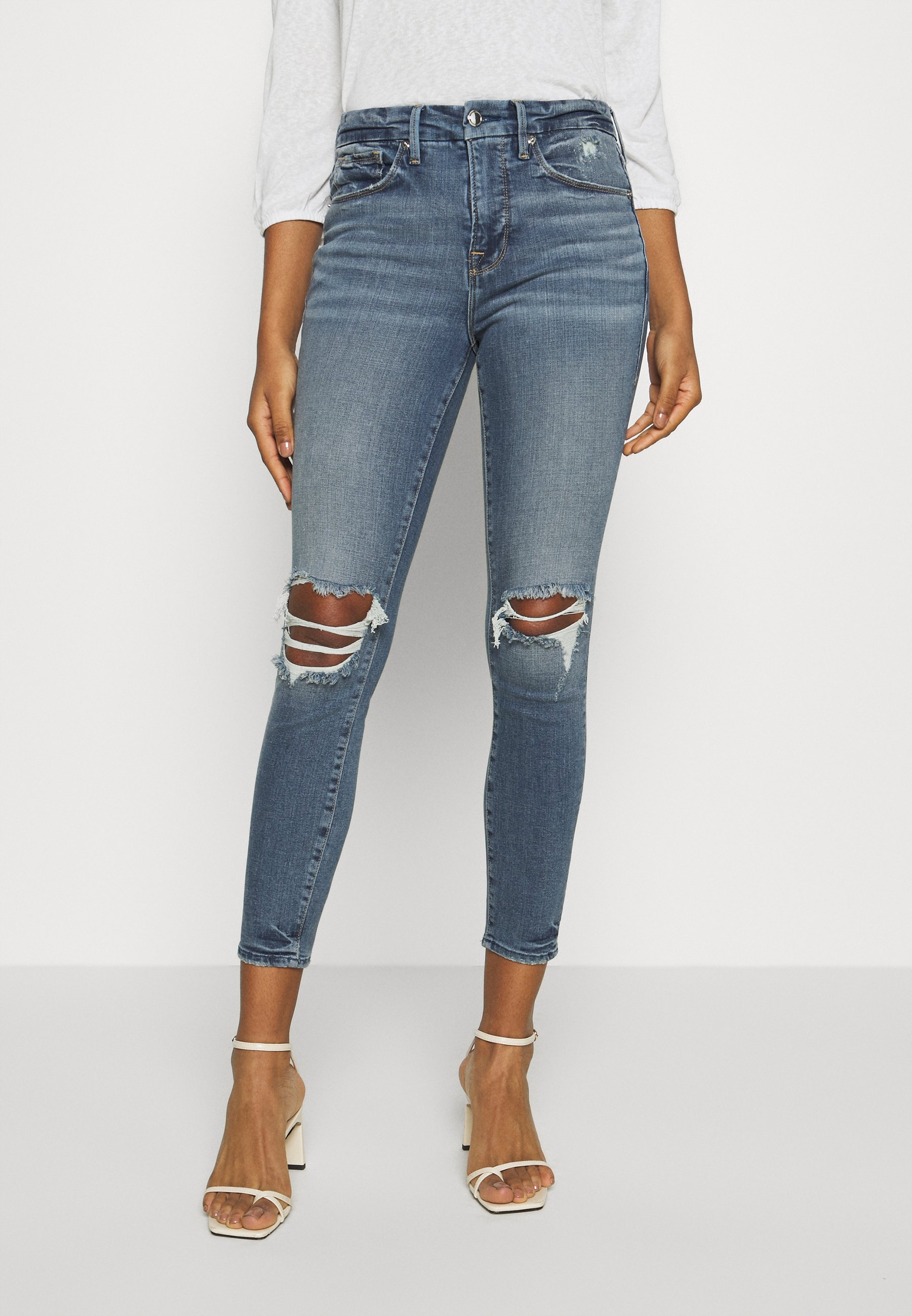 images Good American Good Legs Crop Raw Edge zalando