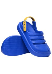 Havaianas Zuecos - blue yellow gold