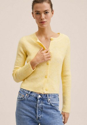 CANOLI - Cardigan - pastel yellow
