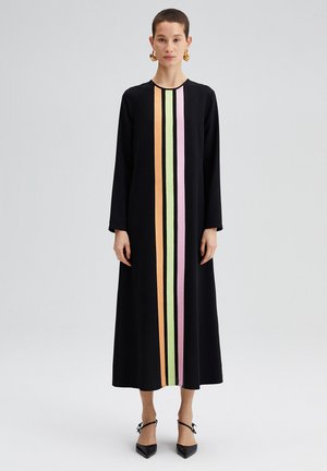 STRIPED CREPE  - Kasdienė suknelė - black