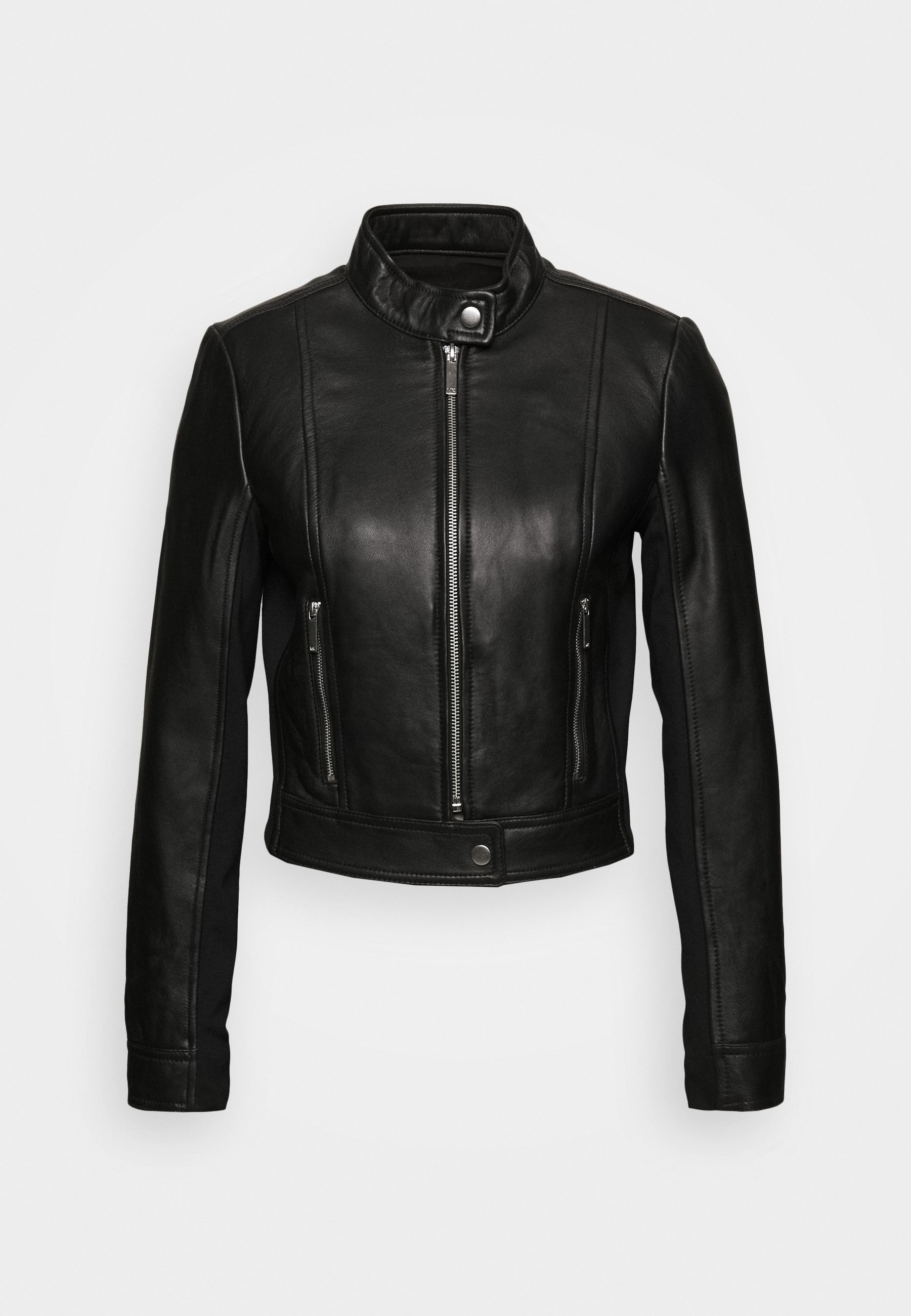 MICHAEL Michael Kors PONTI COMBO Skinnjakke black MICHAEL Michael Kors PONTI COMBO Skinnjakke black