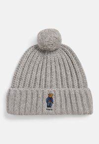 POLO BEAR RIB POM POM BEANIE - Pletena kapa - andover heather