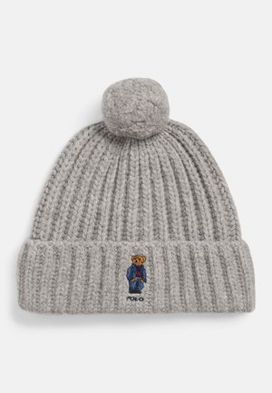 POLO BEAR RIB POM-POM BEANIE - Čiapka - andover heather