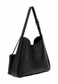Guess KEANDRA HOBO - Shopping bag - black logo