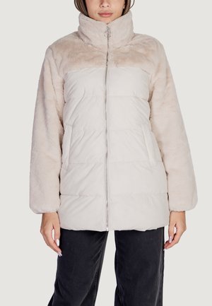 ONLY WANJA PUFFER MIX - Cappotto invernale - beige chiaro
