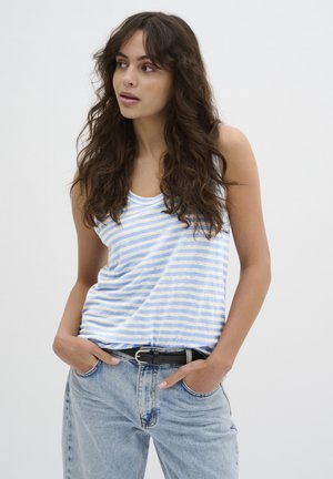 LISA STRIPED - Tops - cashmere blue striped