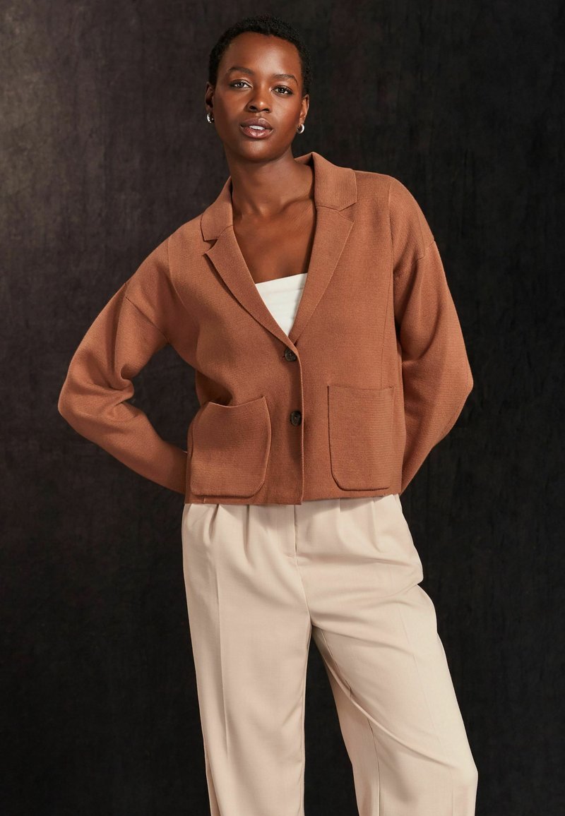 Next Cardigan - rust brown