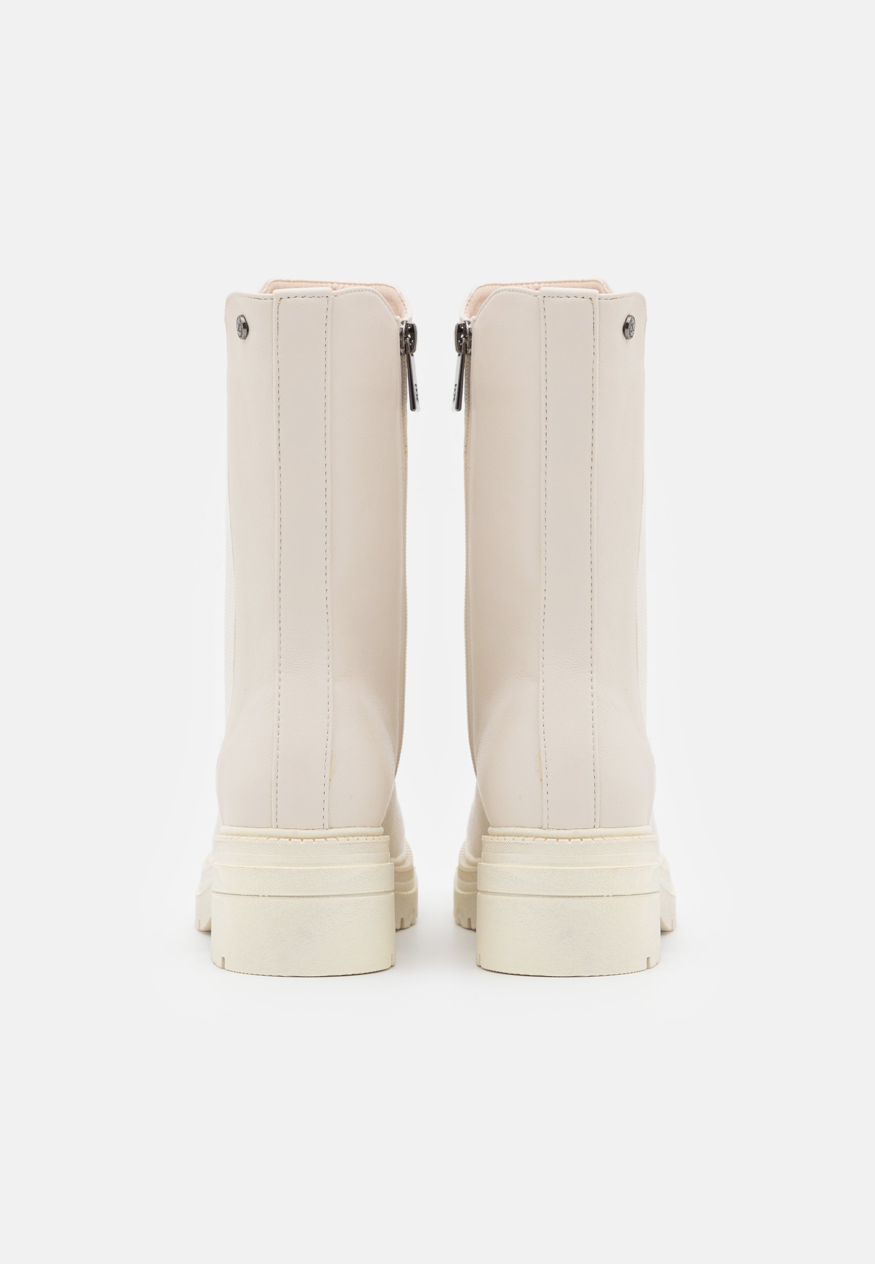 XTI Botas con plataforma - ice/blanco - Zalando.es