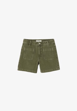 Promod, SHORT EN JEAN - Short en jean - kaki