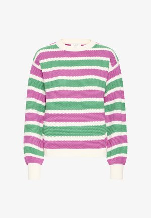 b.young, ONECK - Jersey de punto - stripe phlox pink