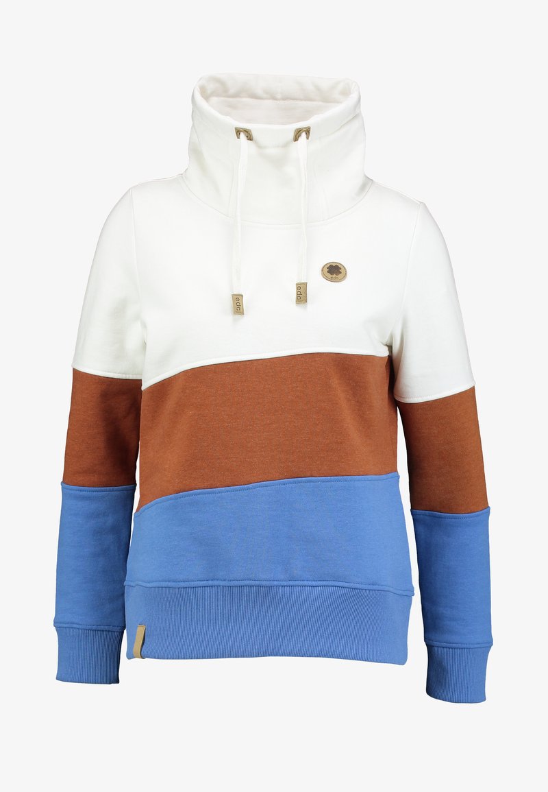 edc by Esprit COLORBLOCK HOOD Sweatshirt off white edc by Esprit COLORBLOCK HOOD - Sweatshirt - off white