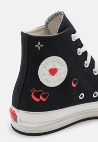 Converse CHUCK TAYLOR ALL STAR LIFT UNISEX - Zapatillas altas - black/vintage white