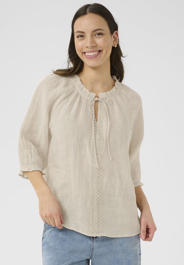 Bluse - crispy sand