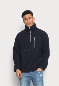 ARKET Camisola de lã polar - navy