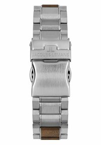 Jacques Lemans LITHIUM-IONEN AKKU - Chronograph - hellbraun, silber