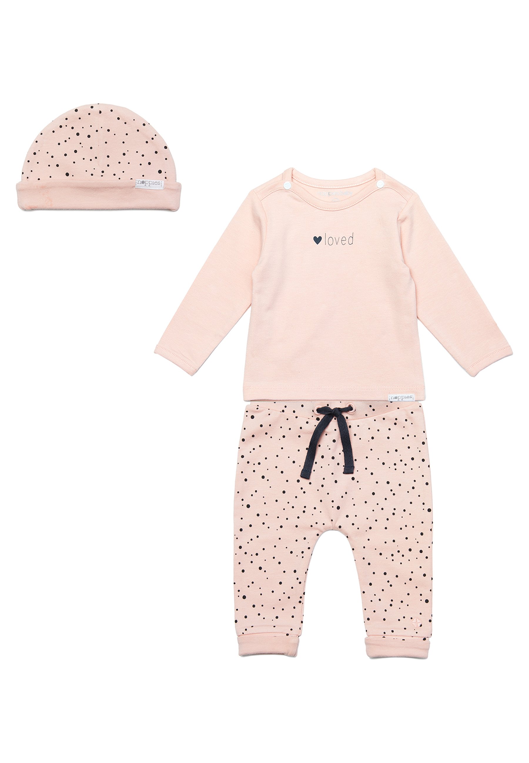 Noppies 3PCS BABY GIFT SET RABKA – BIRTH GIFT SET - Trainingspak - peach  skin/roze - Zalando.nl