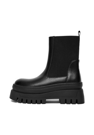 CHELSEA - Stivaletti con plateau - black
