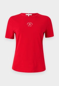 STAMP LOGO SLIM TEE - Tricou cu imprimeu - medium red