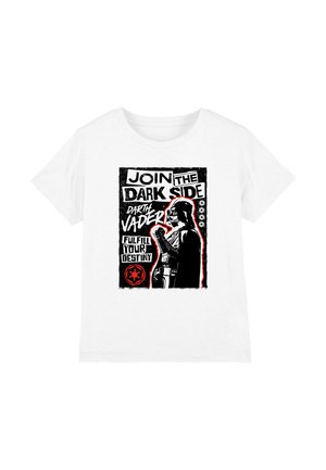 DARTH VADER JOIN THE DARK SIDE POSTER - Print T-shirt - white