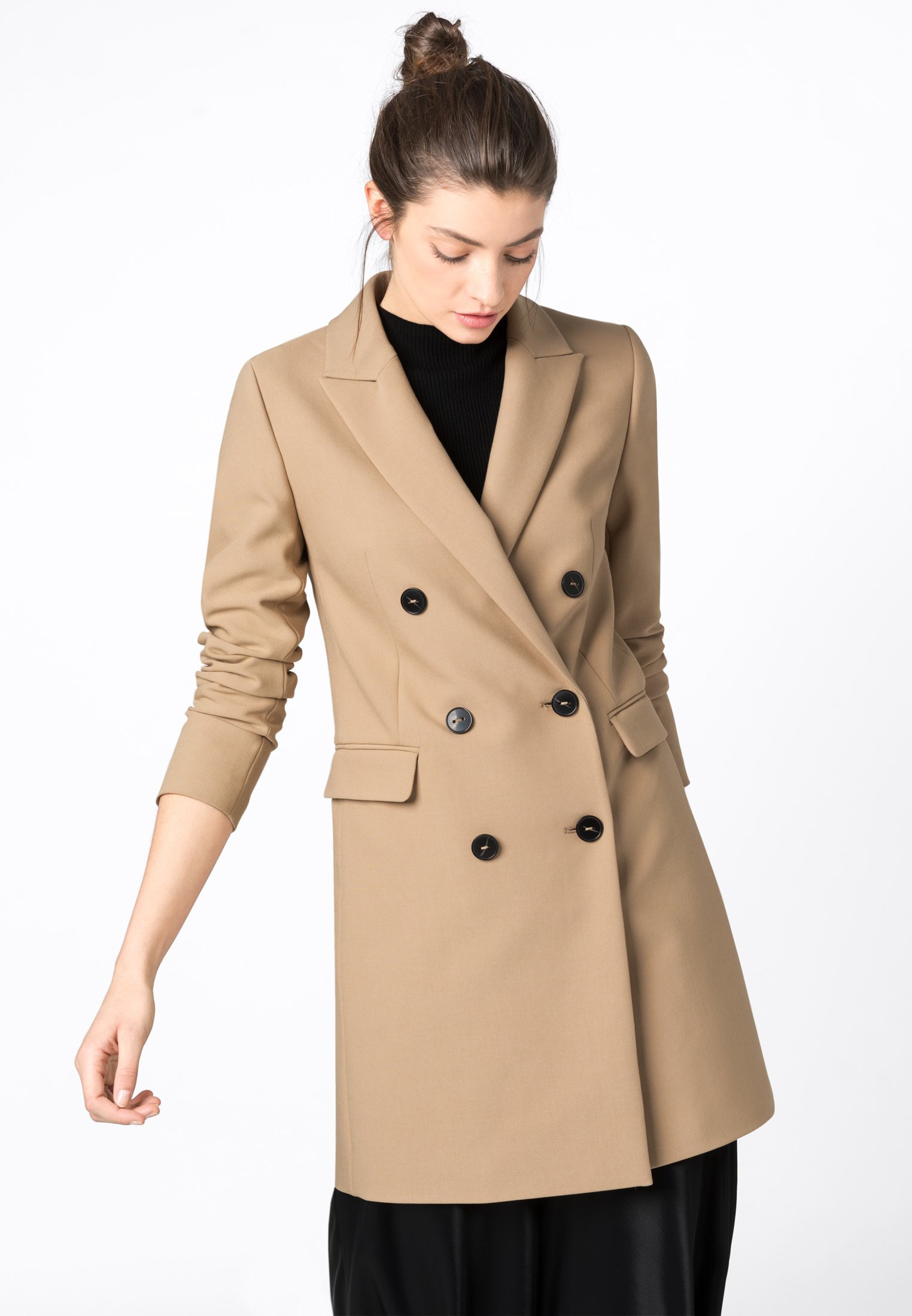 zalando camel coat