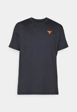 Under Armour T-Shirt print - black/orange base