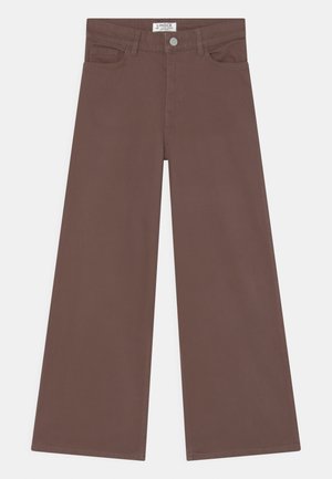 TROUSERS VIOLA EXTRA WIDE - Jeans bootcut - dark dusty brown