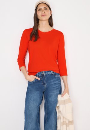 BASIC - T-shirt à manches longues - orange